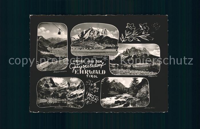 Ehrwald Tirol Zugspitze Seilbahn Wettersteingebirge Loisachtal Sebensee