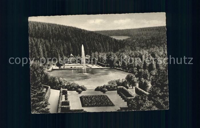 Braunlage Harz Kurgarten Fontaene