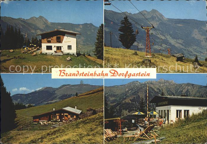 Dorfgastein Brandalm Brandsteinbahn Seilbahn mit Baernkogel Wengeralm