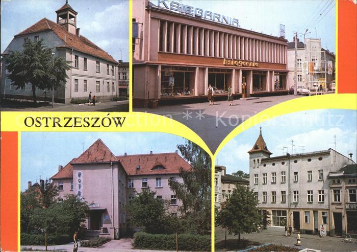 Ostrzeszow Rathaus Buchhandlung Hotel Markt