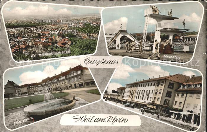 Weil Rhein mit Basel Strandbad Hauptstrasse