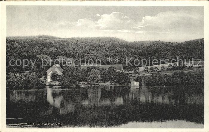 Lagow Ostbrandenburg Buchmuehle am See