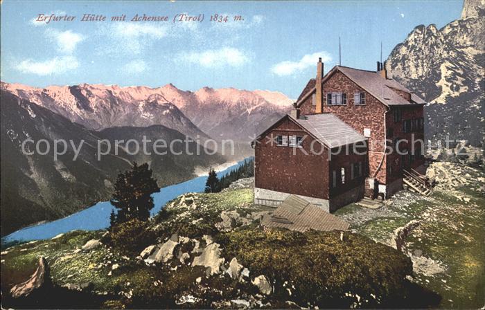 Erfurterhuette mit Achensee