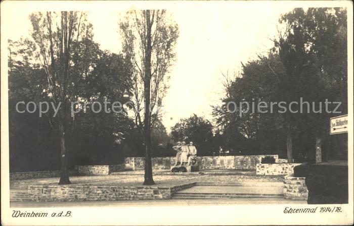 Weinheim Bergstrasse Ehrenmal