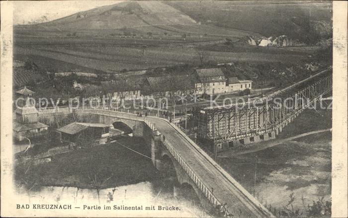 Bad Kreuznach Salinental mit Bruecke