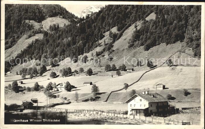 Stubachtal Tirol Gasthaus Wiesen