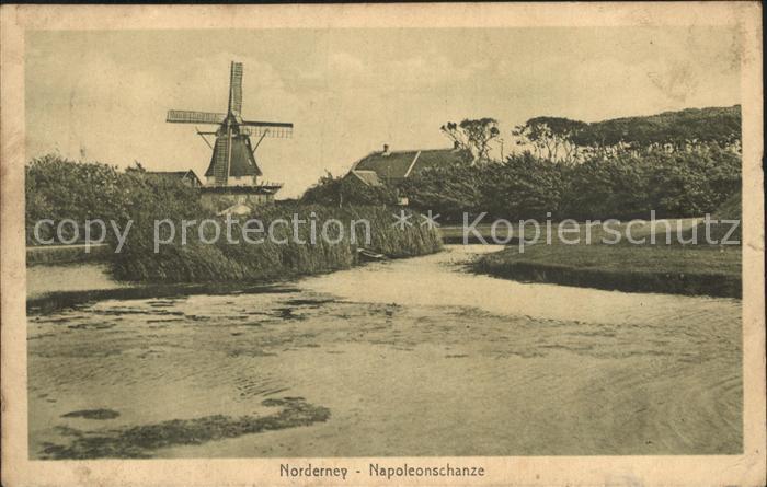 Norderney Nordseebad Napoleonschanze Muehle