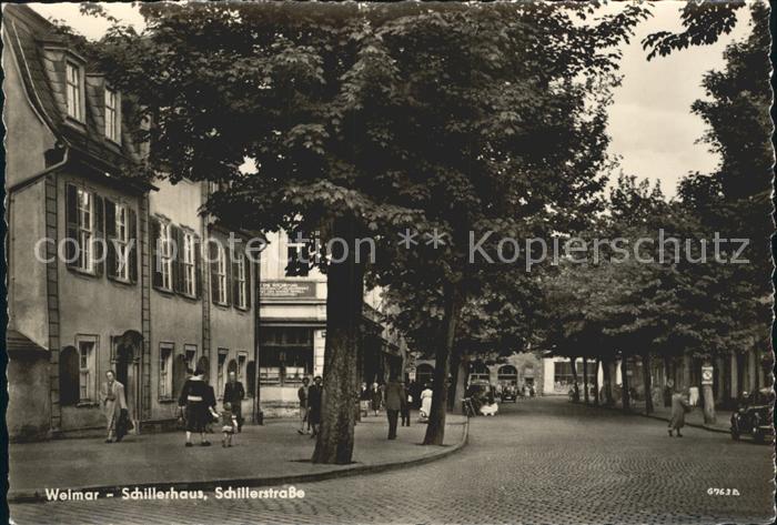 Weimar Thueringen Schillerhaus Schillerstrasse