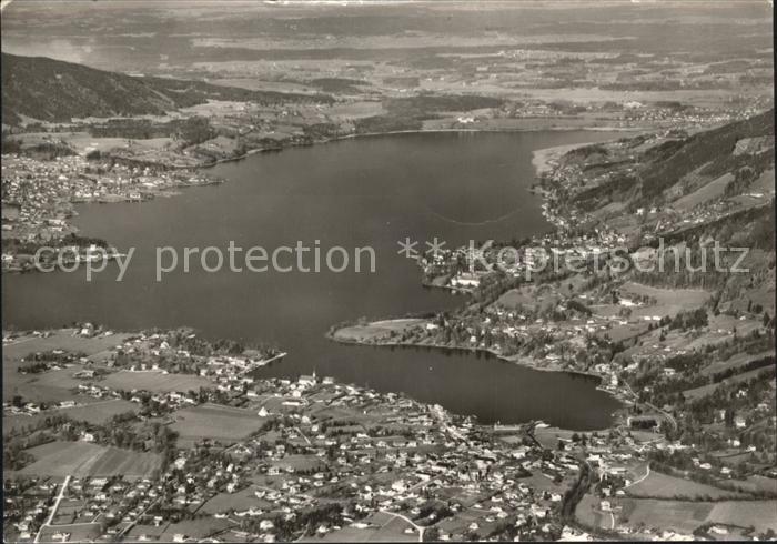 Bad Wiessee Tegernsee vom Wallberg