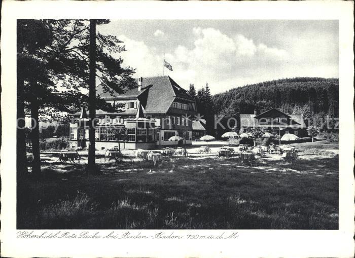 Forbach Baden Hoehenhotel Rote Lache