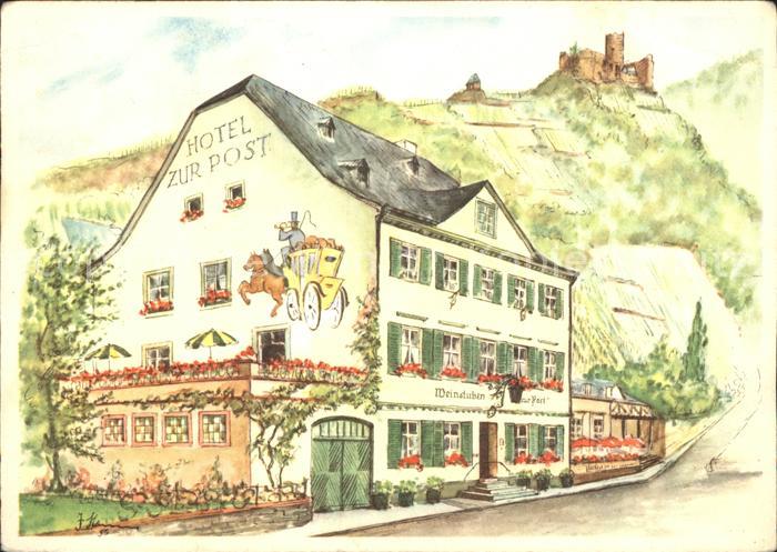 BERNKASTEL-KUES Berncastel Rheinland-Pfalz Hotel und Weinstuben zur Post Kuenstl