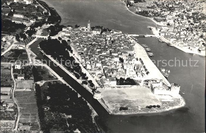 Trogir Trau Fliegeraufnahme