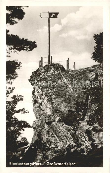 Blankenburg Harz Grossvaterfelsen