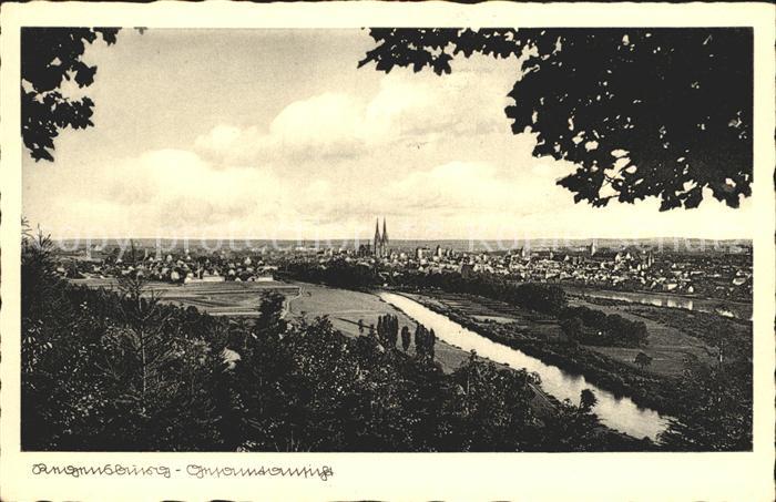 REGENSBURG Bayern Totalansicht mit Dom