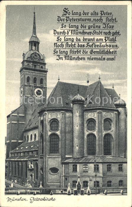 Muenchen Bayern Peterskirche