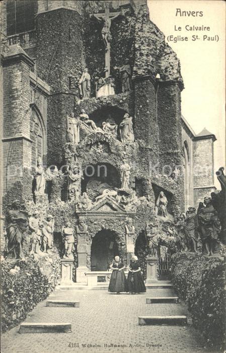 Anvers Antwerpen Le Calvaire Eglise St Paul