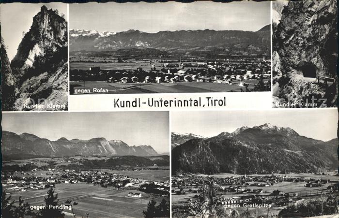 Kundl Kundler Klamm Total mit Rofan und Pendling Gratlspitze