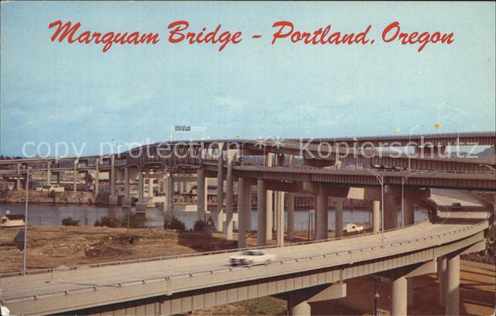 Portland Oregon Marguam Bridge
