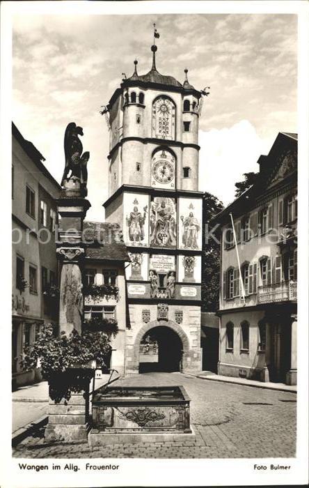 Wangen Allgaeu Frauentor Brunnen