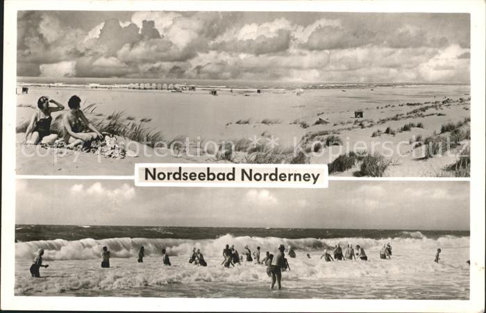 Norderney Nordseebad Strandpartie Badevergnuegen