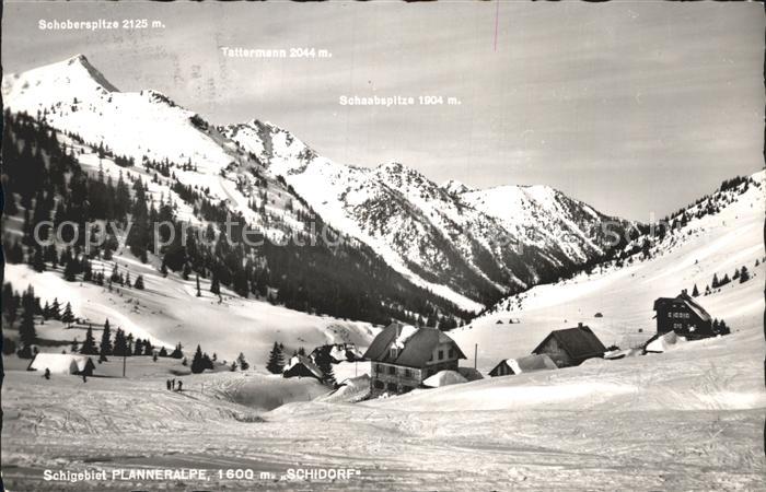 Steiermark Schigebiet Planneralpe Schidorf