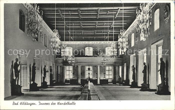 Bad Wildungen Inneres der Wandelhalle