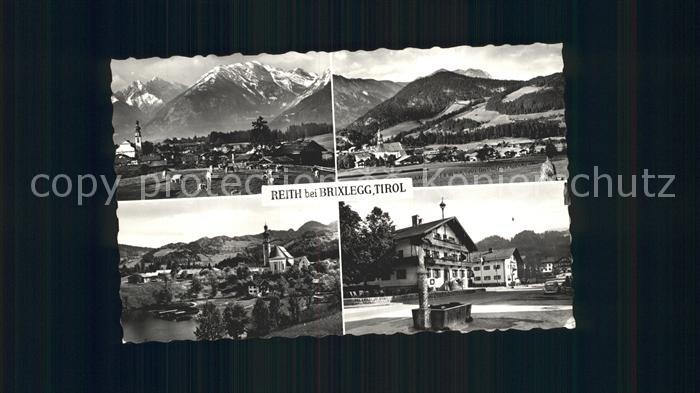 Reith Brixlegg Ortsansicht Panorama Kirche Dorfpartie