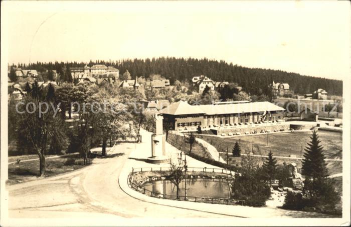 Oberhof Thueringen Blick vom Ernst Thaelmann Haus