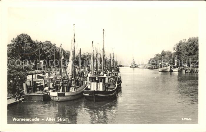 Warnemuende Ostseebad Alter Strom Bootsliegeplatz