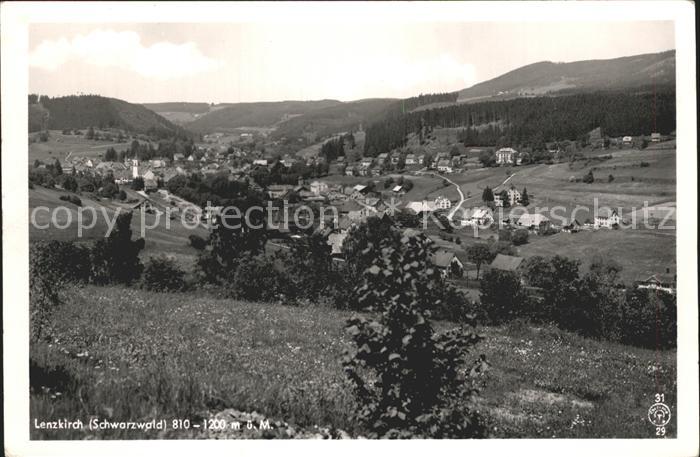 Lenzkirch Hochschwarzwald BW Panorama