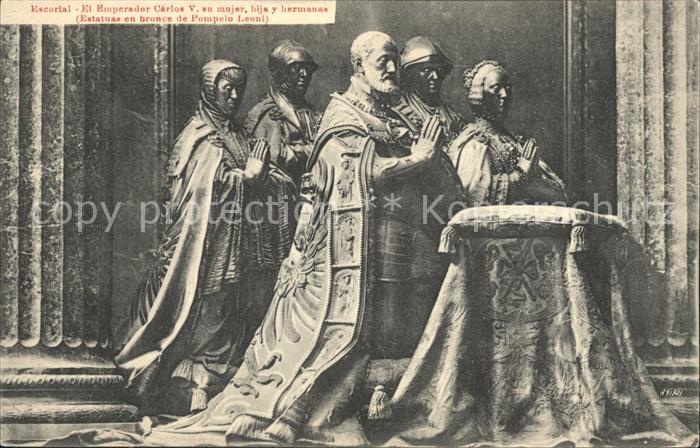 El Escorial El Emperador Carlos V su mujer hija y hermanas