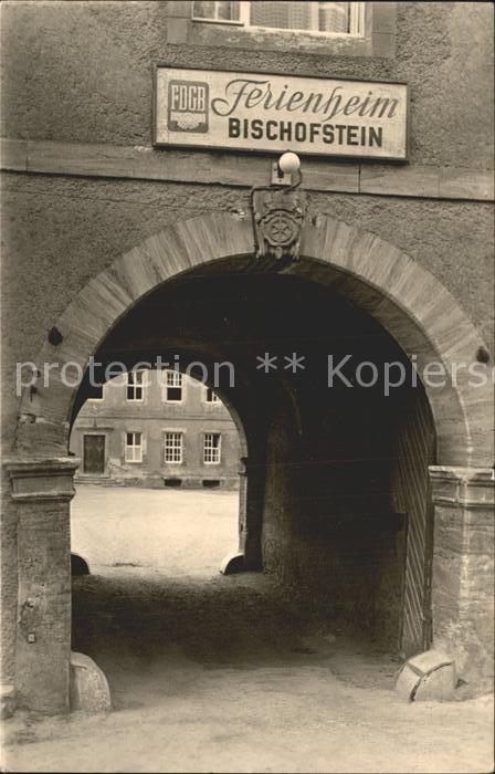 Lengenfeld Stein Ferienheim Bischofstein Torbogen