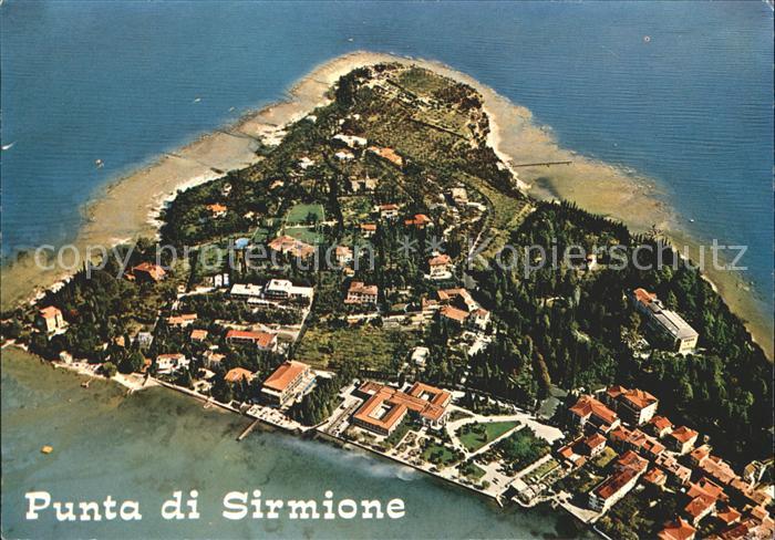 Sirmione Lago di Garda Penisola di Sirmione Veduta aerea
