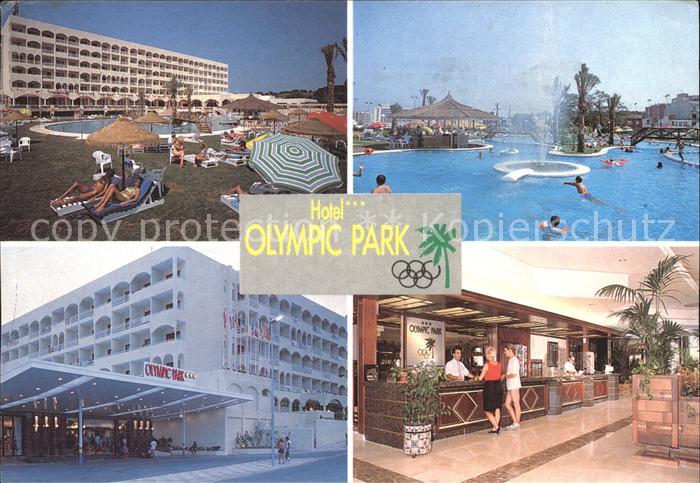 Lloret de Mar Hotel Olympic Park Swimmingpool Hotel Eingang Rezeption