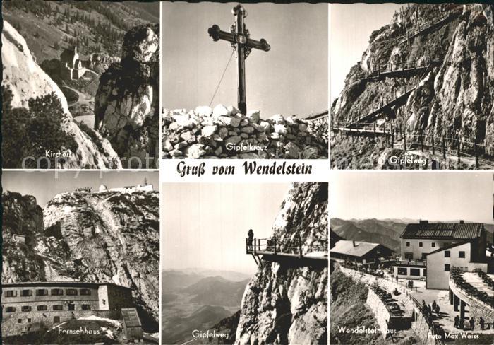 Wendelstein Berg Kirchen Gipfelkreuz Gipfelweg Fernsehhaus Gipfelweg Wendelstein