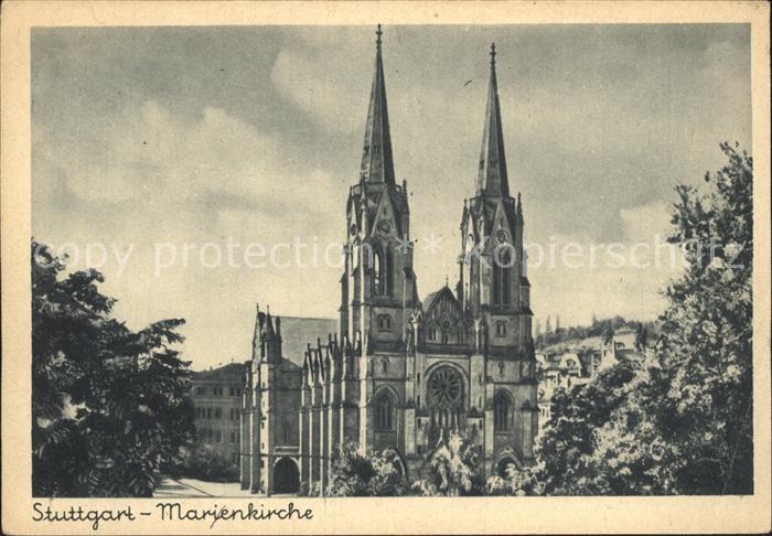 STUTTGART  CITY Marienkirche