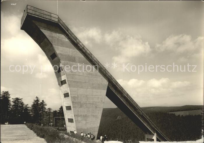 Oberhof Thueringen Schanze am Rennsteig