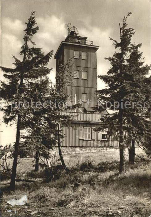 Oberwiesenthal Erzgebirge Meteorologische Station auf dem Fichtelberg