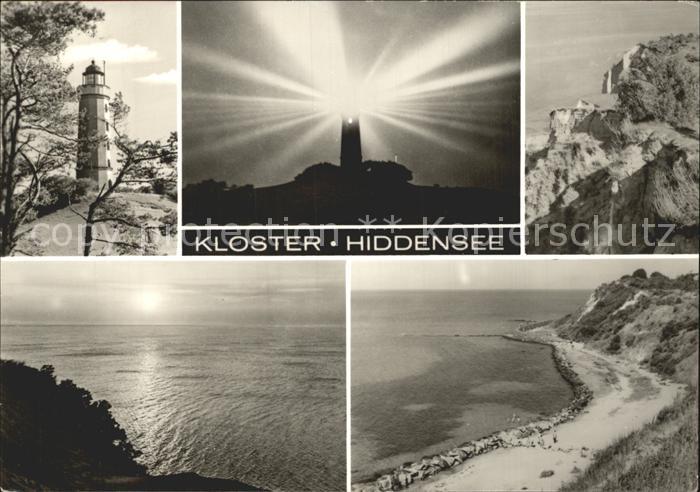Kloster Hiddensee Leuchtturm Kloster Strand