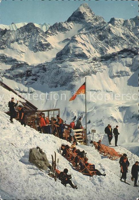 Nebelhorn Gipfelhaus mit Hochvogel