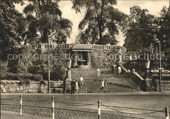 ERFURT  CITY Aufgang zum Stadtpark
