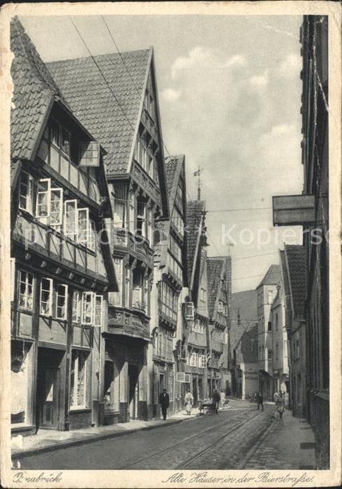 Osnabrueck Alte Haeuser Bierstrasse