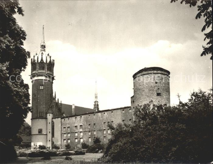 Wittenberg Lutherstadt Schloss und Schlosskirche