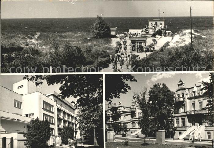 Swinoujscie Swinemuende Wejscie na plaze Dom wypoczynkowy Ewunia Ulica Orkana