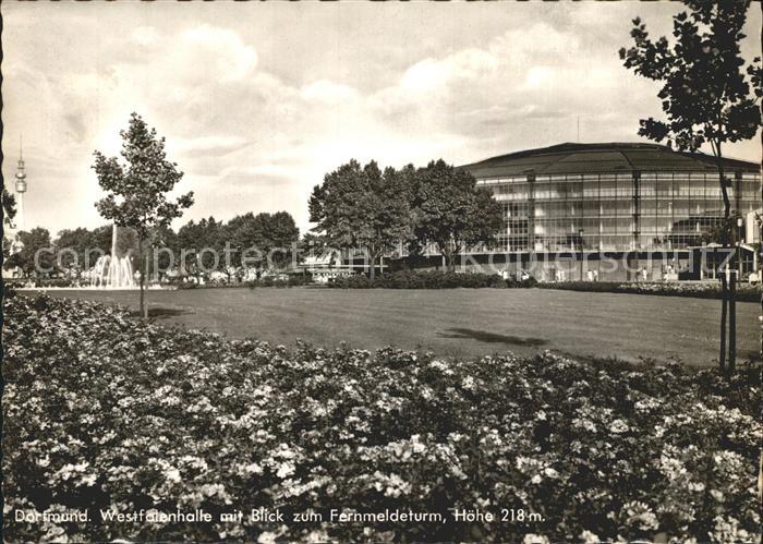 DORTMUND CITY Westfalenhalle mit Fernmeldeturm