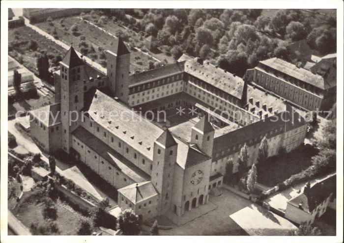 Muensterschwarzach Benediktinerabtei Fliegeraufnahme
