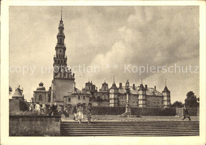 Czestochowa Schlesien Church and fortified convent on the hill called Jasna Goer