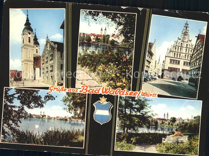 Bad Waldsee Kirche Stadtsee Rathaus Wappen