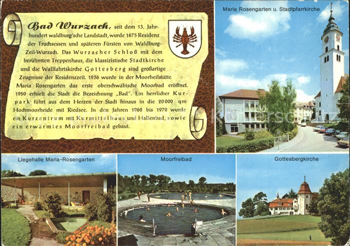 Bad Wurzach Maria Rosengarten Kirche Gottesberg Moorfreibad Liegehalle Kurort Ge