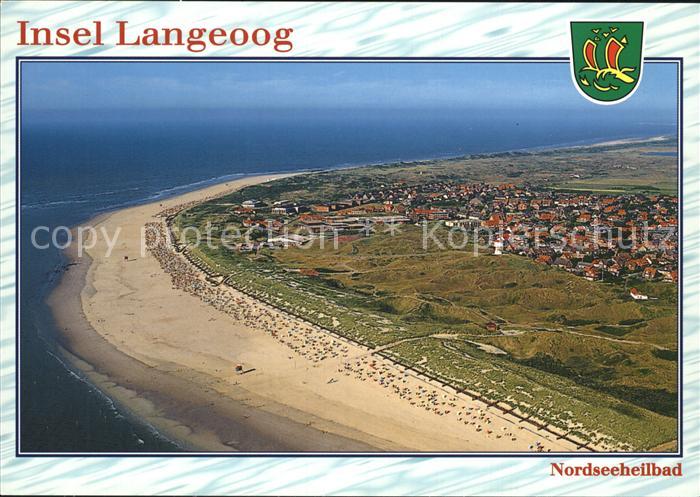 Langeoog Nordseebad Fliegeraufnahme Nordseeinsel